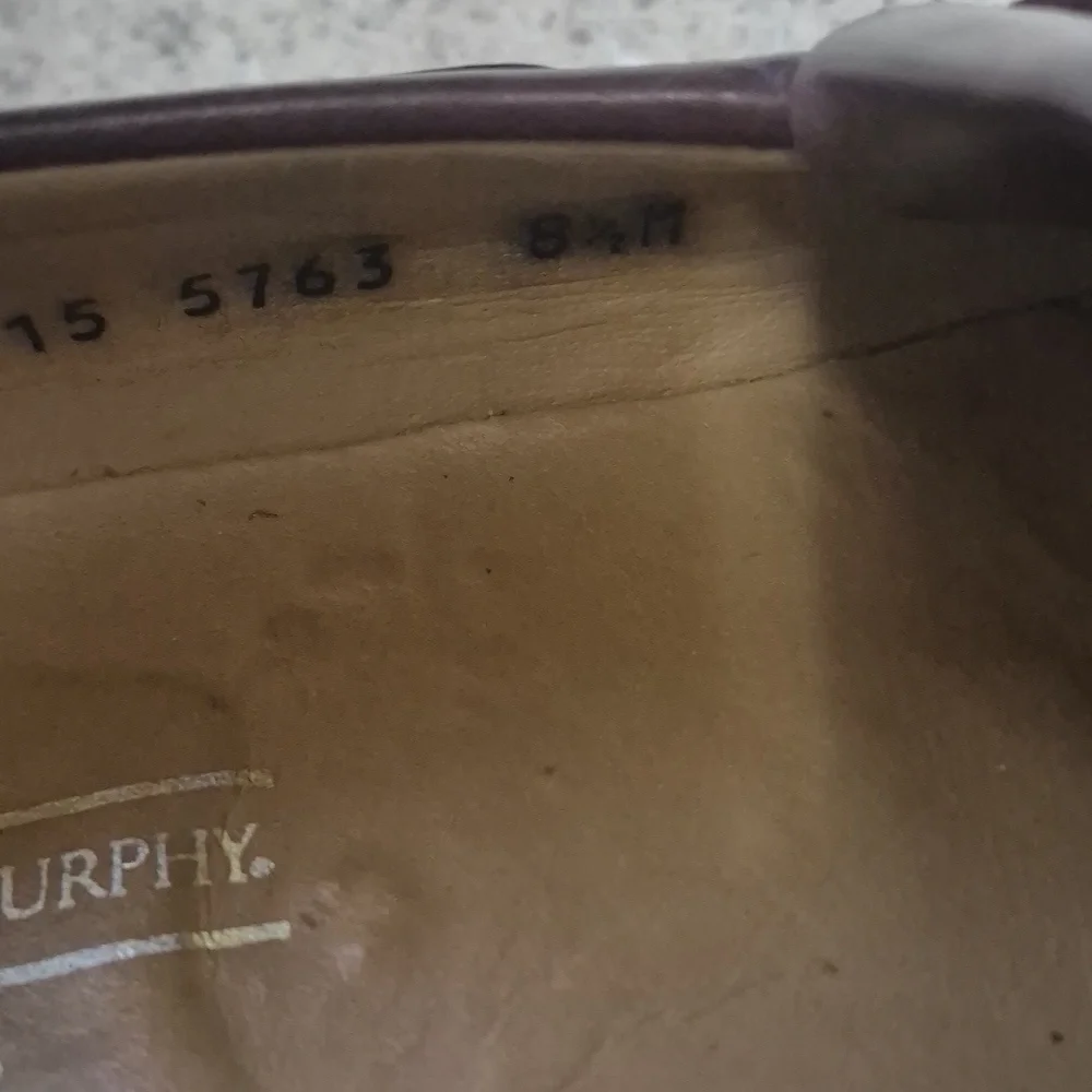 Johnston & Murphy Mens SZ 8.5M Loafer Tassle Wingtip